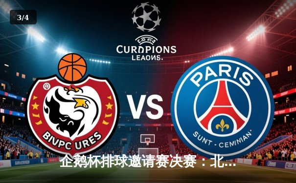 企鹅杯排球邀请赛决赛：北极光队鏖战五局险胜火山烈焰队夺冠 - 3